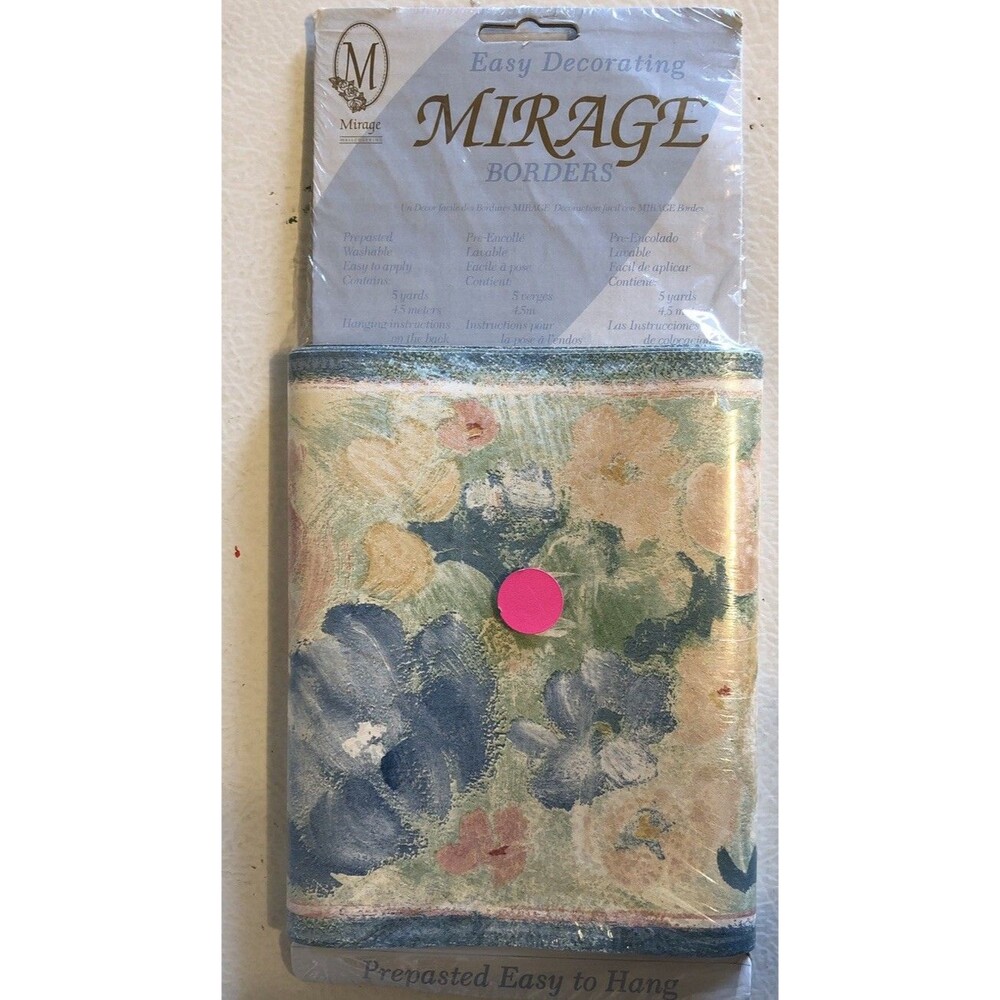 Mirage Wall Borders Floral Wall Covering 5 yds